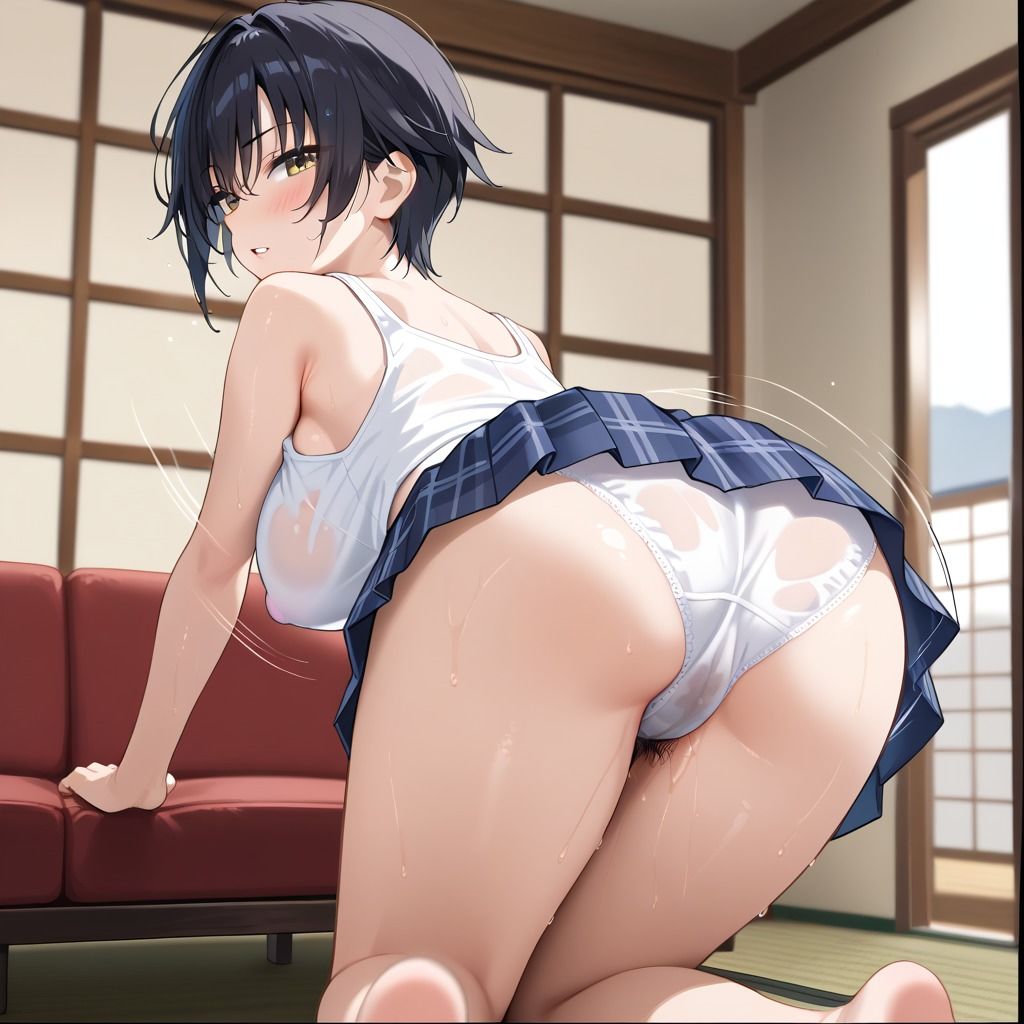 ボーイッシュな幼馴染がビン立ち処女乳首だったので、俺好みの専用おまんこに中出し調教しまくった話 サンプル1ページ目