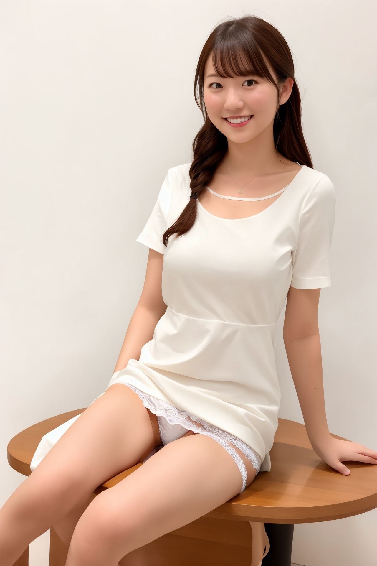 個室エステの誘惑パンチラ サンプル1ページ目
