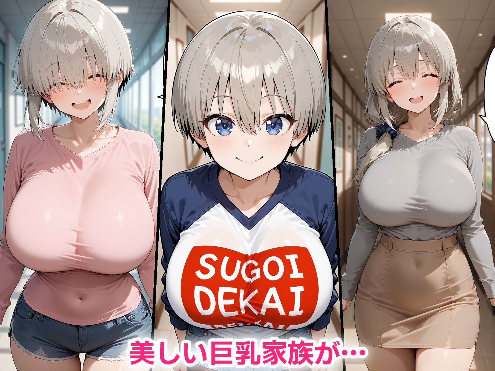 催●おじさんに寝取られる巨乳家族〜全員メス堕ち・孕ませ〜 サンプル1ページ目