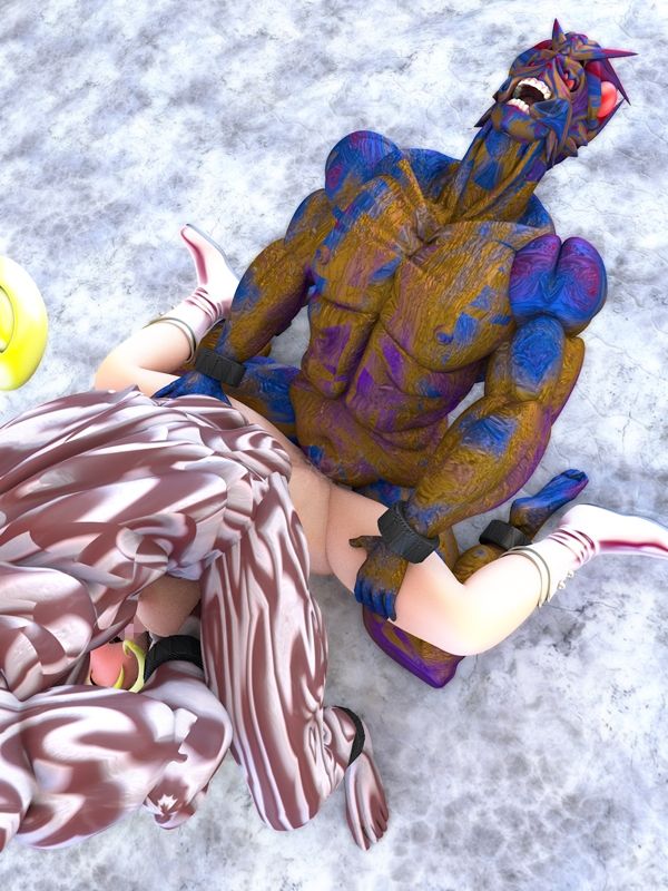 伝説の戦士ハーティアVS怪人デュアル＆怪人ギャブル サンプル2ページ目