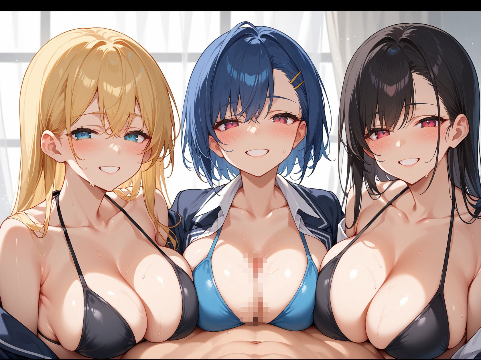 巨乳ハーレム学園 サンプル3ページ目