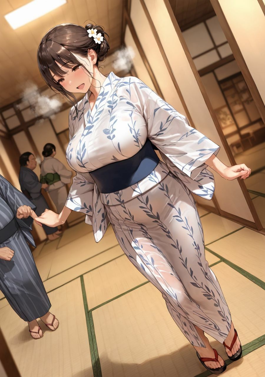 爆乳美人妻と不倫旅行 サンプル9ページ目