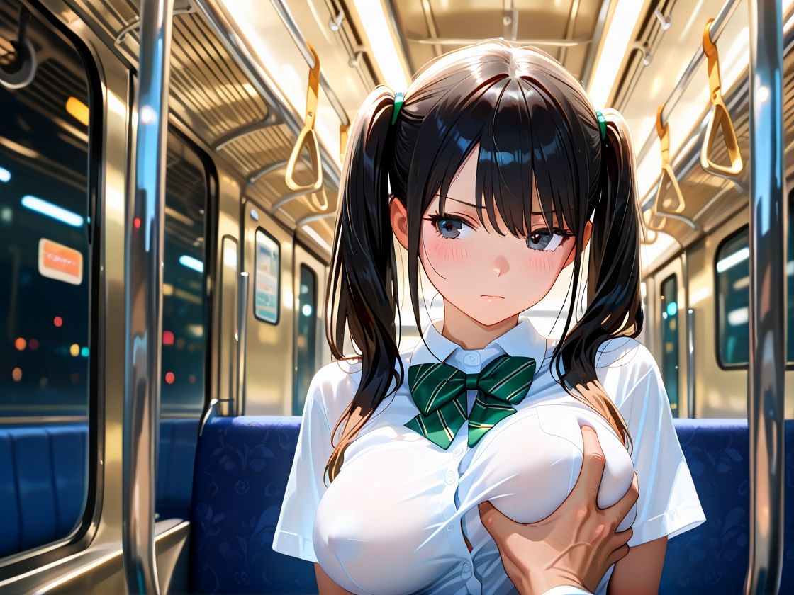 水泳部のあの子（女子校生）を電車痴●  〜水泳部だけど背徳的な快楽に溺れてしまう〜 サンプル1ページ目