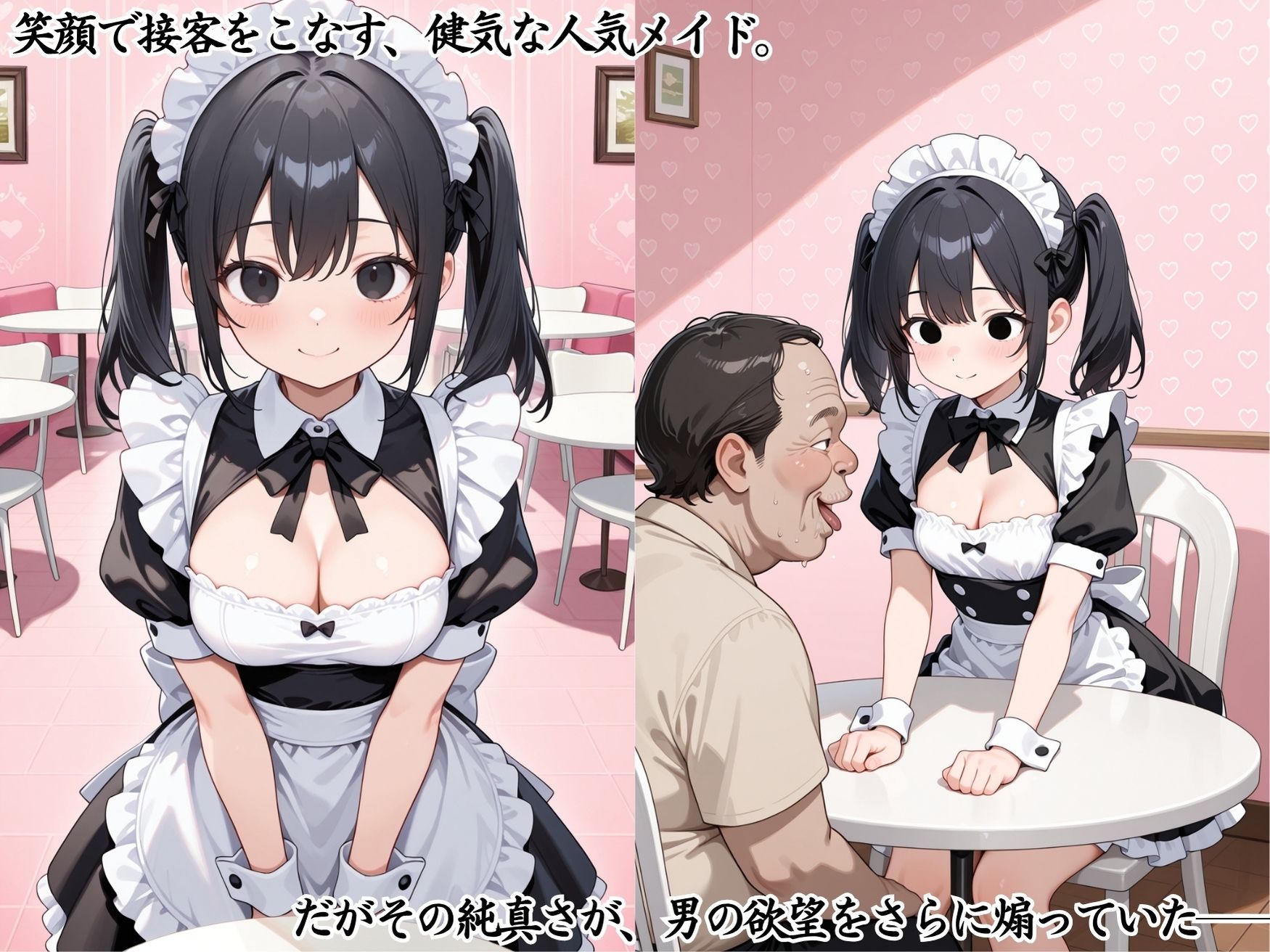 巨乳メイドへの搾乳調教記録:オトコの触手で母乳体質に改造されました。 サンプル2ページ目
