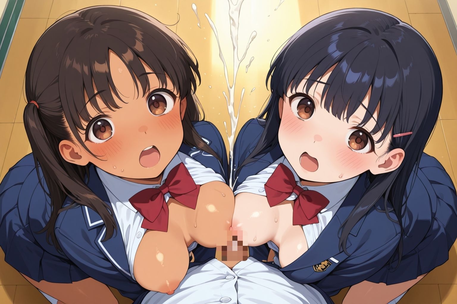 おしおき教室中出し少女大集合 サンプル10ページ目