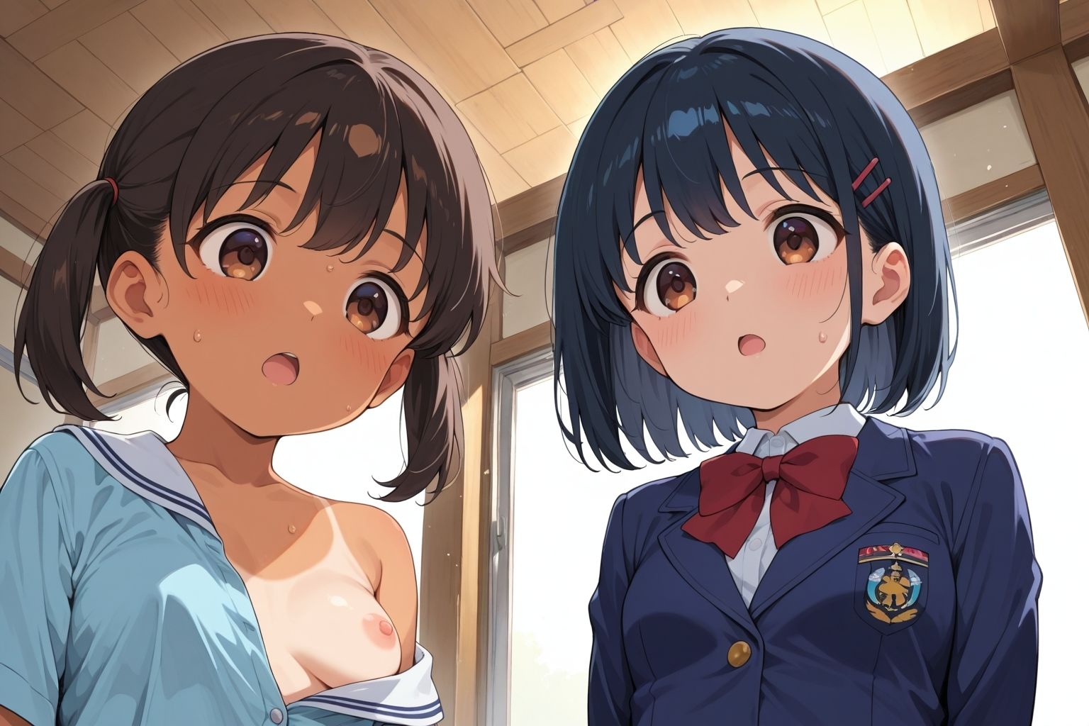 白少女は初体験  黒少女は昇天試験 サンプル3ページ目