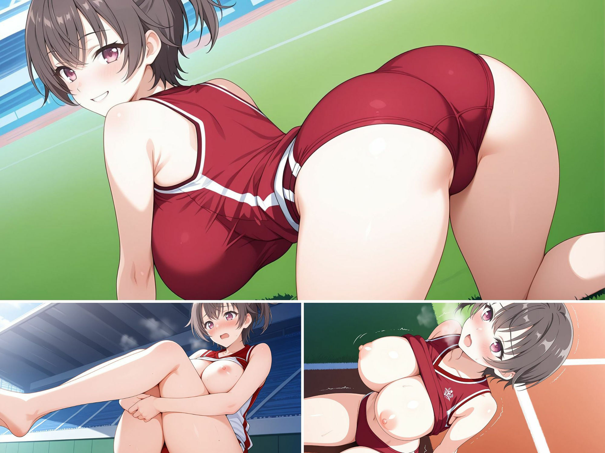巨乳の陸上部女子が堕ちたオナホ合宿  高村 陽菜 サンプル7ページ目