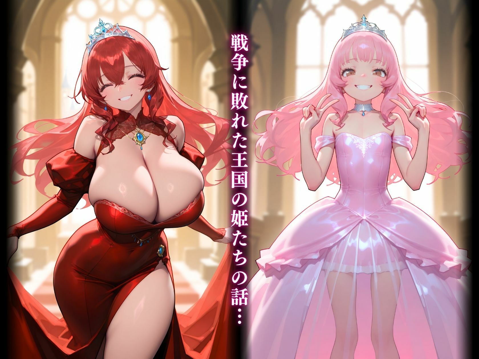 敗戦国の姫君たち「どうか国だけはお救いください…」 サンプル1ページ目
