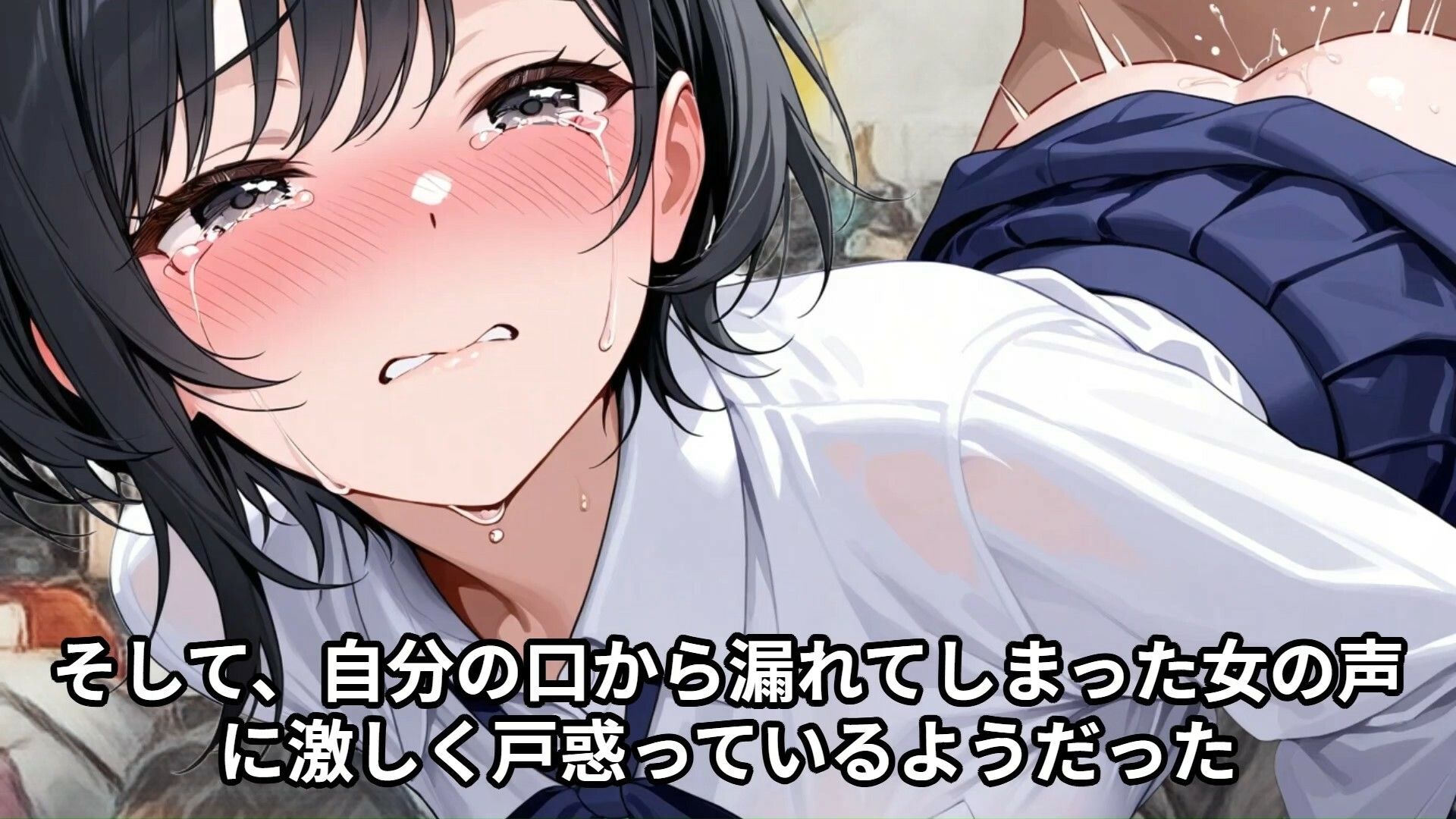 【羞恥体験告白】高身長175cmの女子学生が目の前に立ってて勝手にビビった俺、実はただの気弱で可憐な子だったので、満員電車で弄んでしまった話（前編） サンプル3ページ目