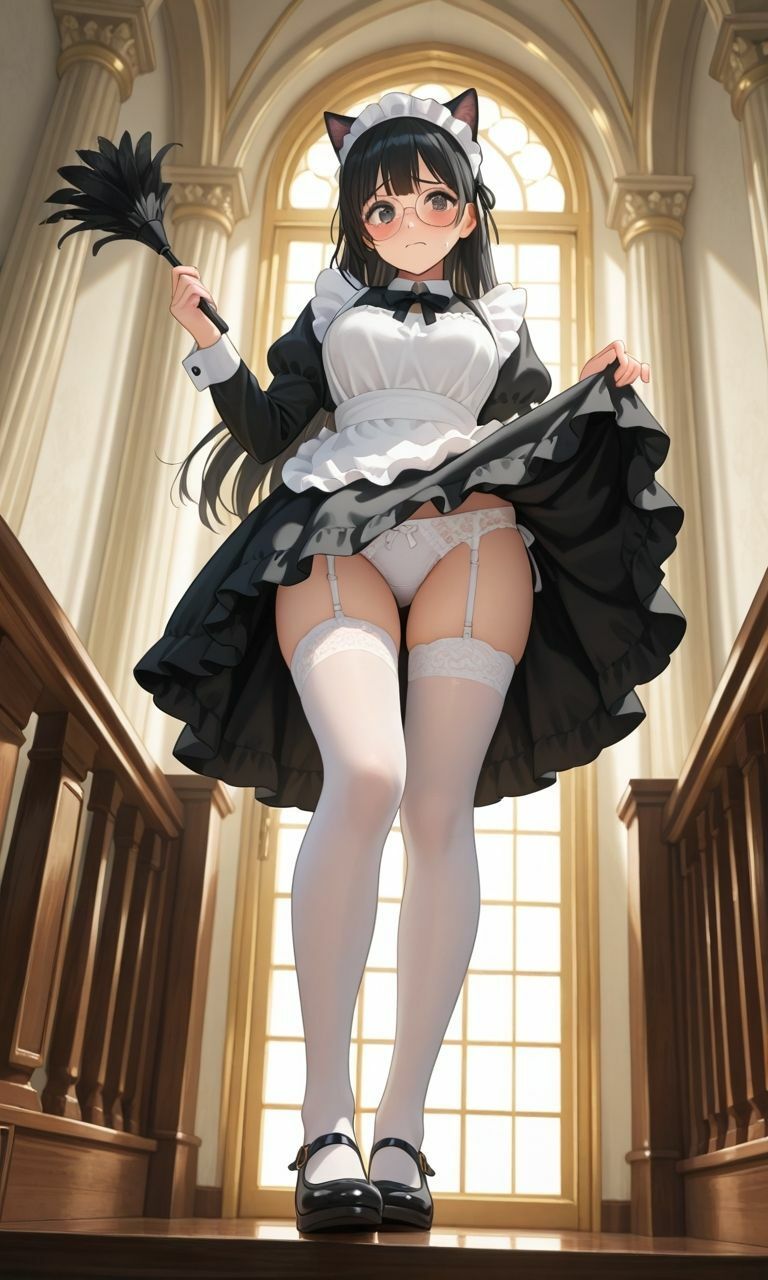 ネコ耳メイドの裏の顔 サンプル1ページ目