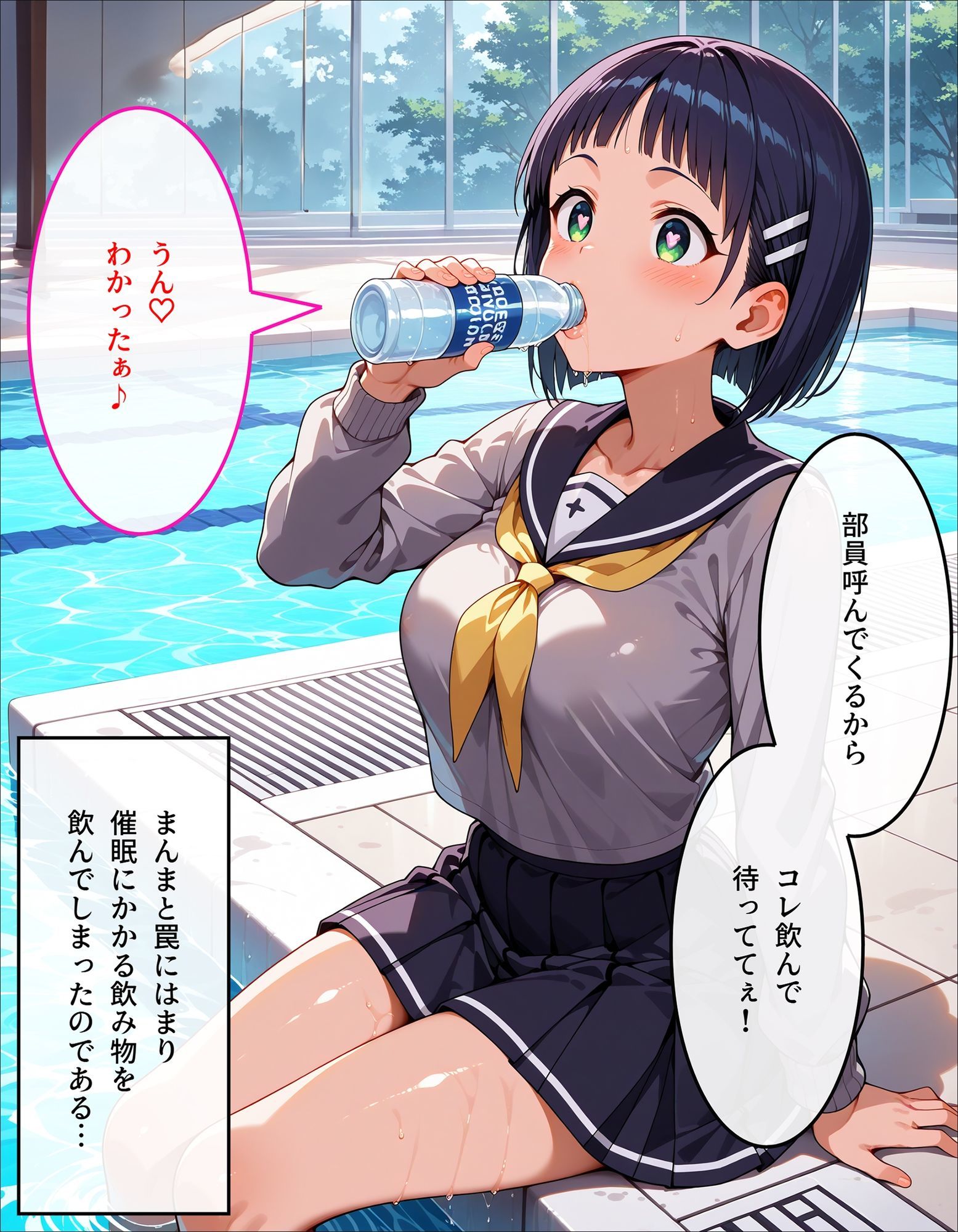 直葉のスク水特別授業 サンプル3ページ目