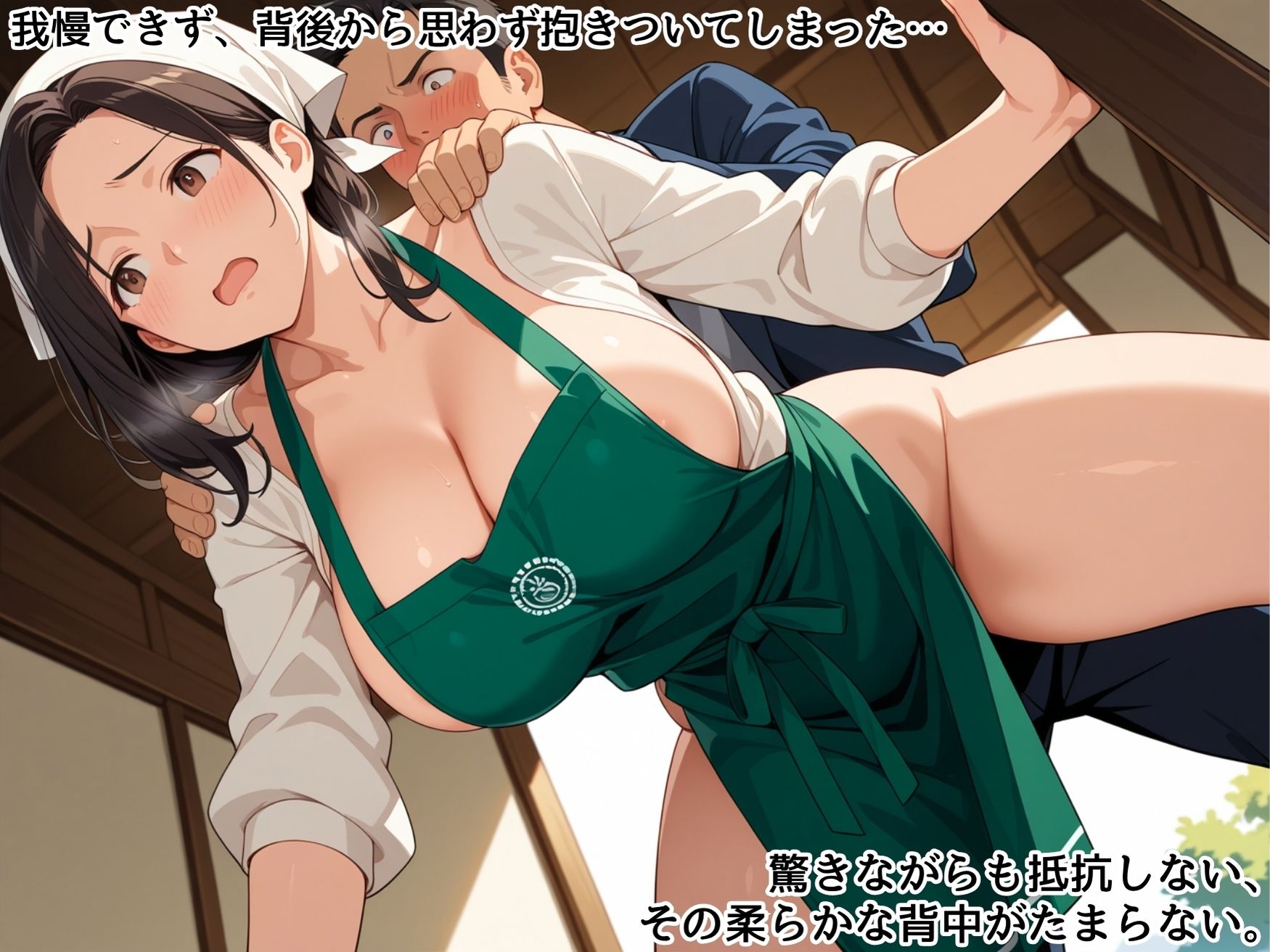 毎週掃除に来てくれている爆乳家政婦さんの胸元が無防備すぎて、ちんちんイライラ大暴走 サンプル3ページ目