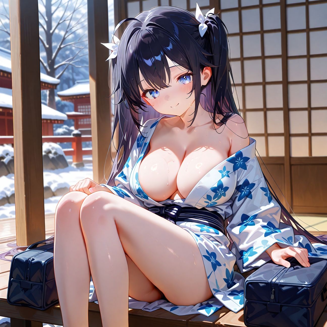 【Part8】淫乱JK浴衣で中出し大会☆彡 サンプル1ページ目