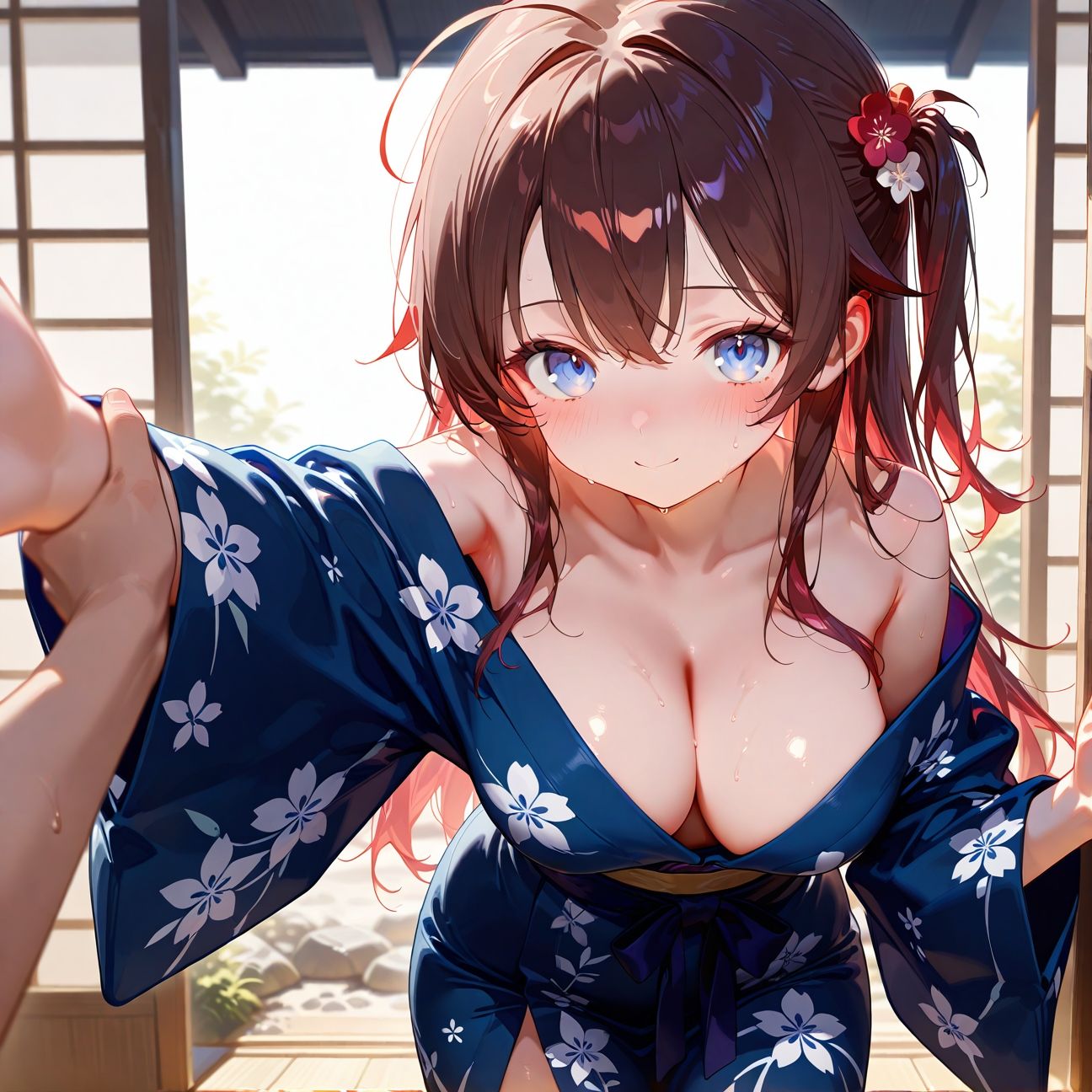 【Part9】淫乱JK浴衣で中出し大会☆彡 サンプル1ページ目