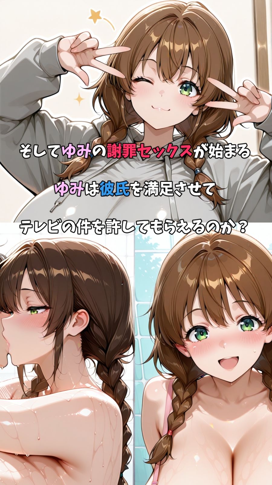 ゲーマーな彼女ゆみと同棲えっち サンプル2ページ目