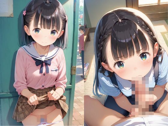 【ガチハメ】つるぺた女子校生に種付け孕ませ サンプル1ページ目