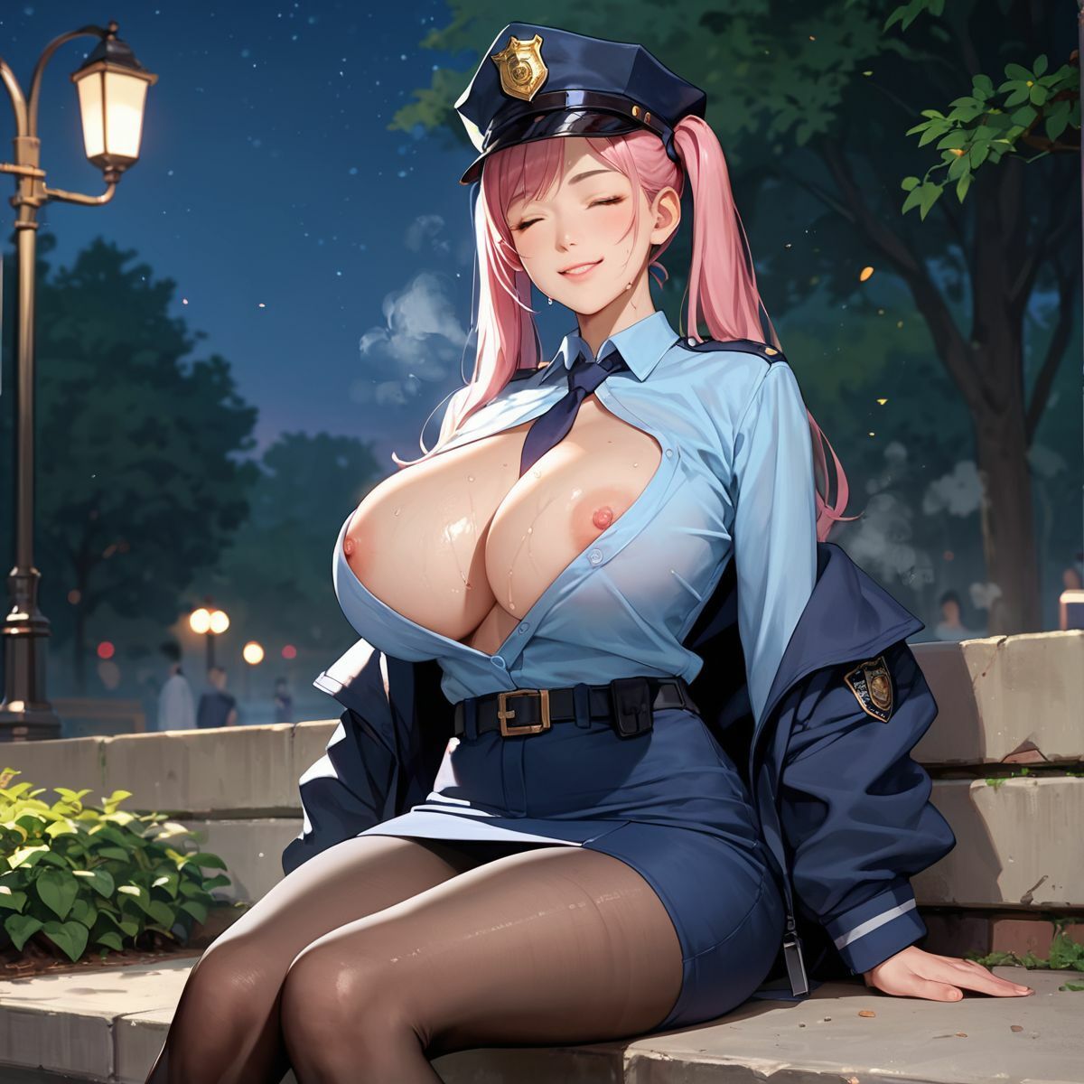性欲処理課の淫乱婦警1 サンプル7ページ目