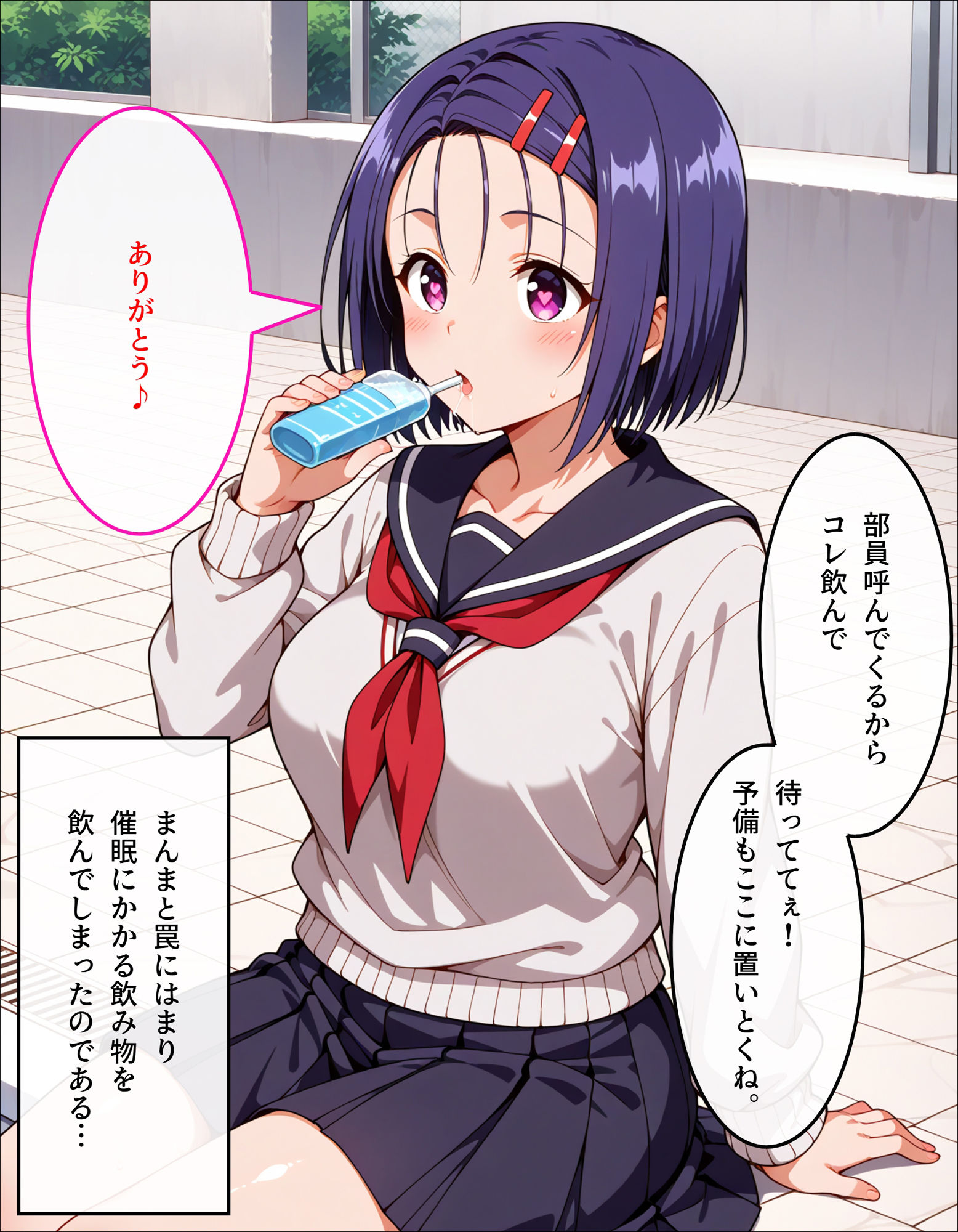 春菜のスク水特別授業 サンプル3ページ目