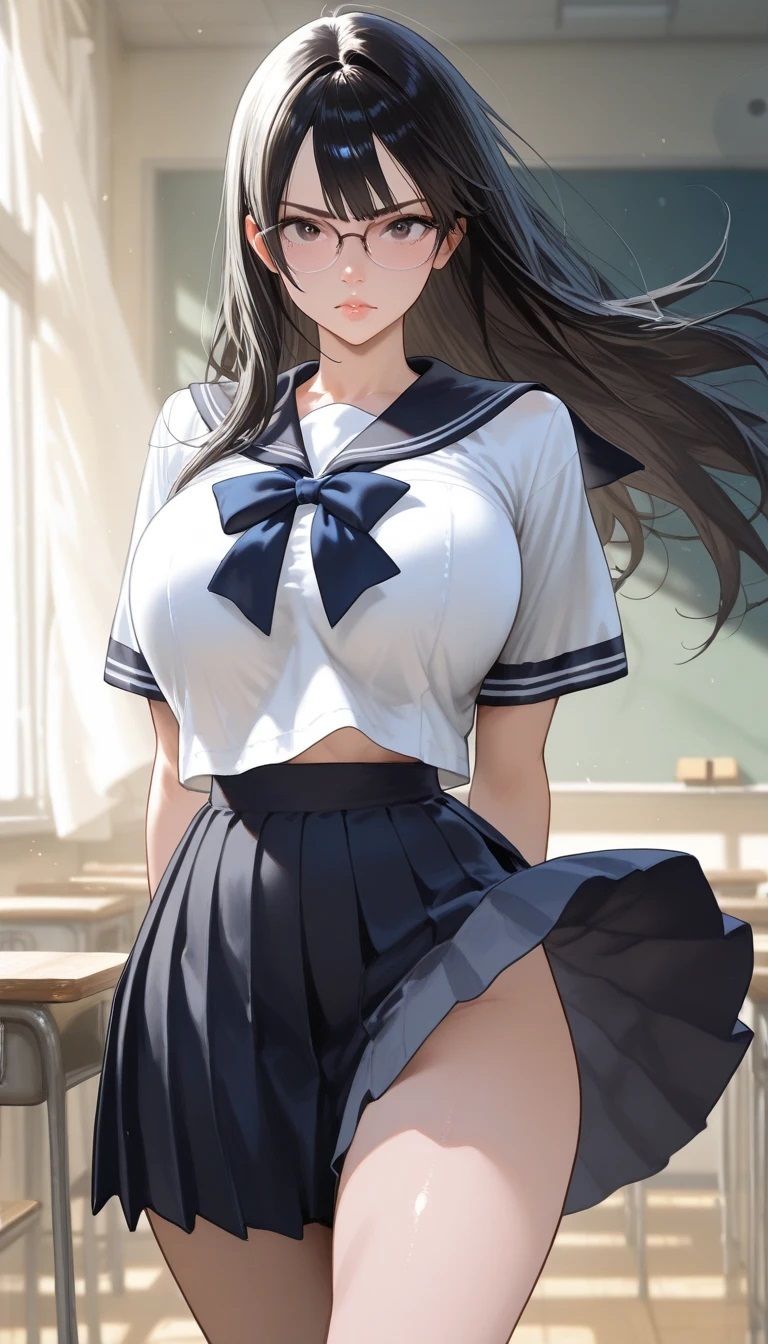 メガネ風紀委員 秘密のセックス サンプル1ページ目