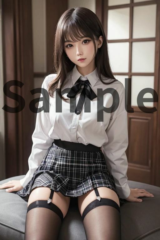 AAS 美女×ガーターベルト【AIグラビア写真集】オーバー200 アメージングAI画像シリーズ サンプル8ページ目