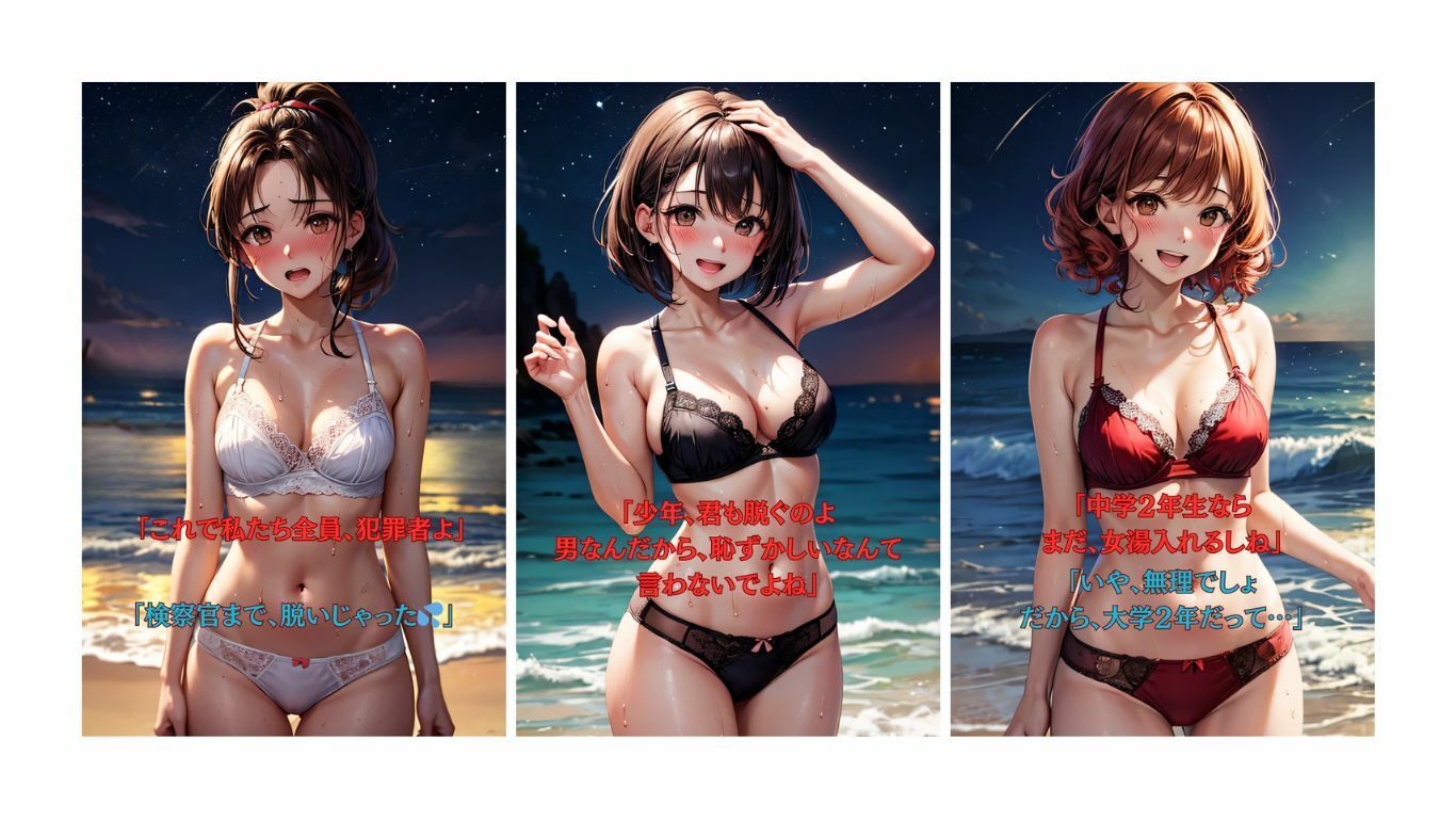 無人島に女性6人と男は僕1人 Episode.1 サンプル4ページ目