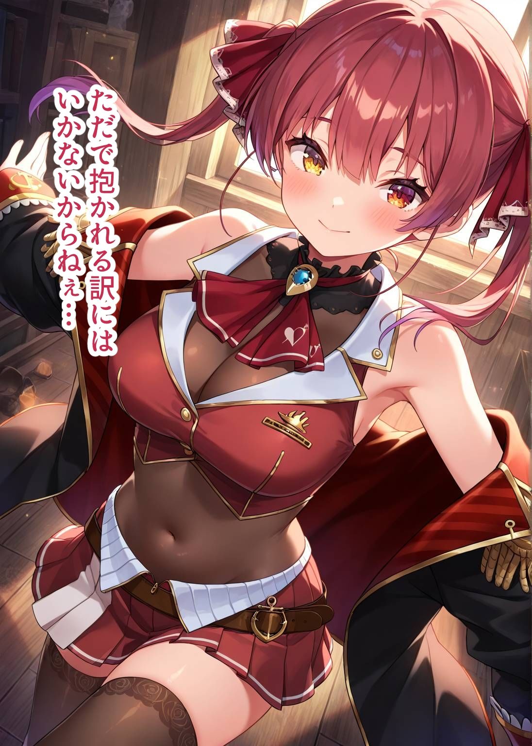 推しのVとセックスする話【宝◯マリン】 サンプル2ページ目