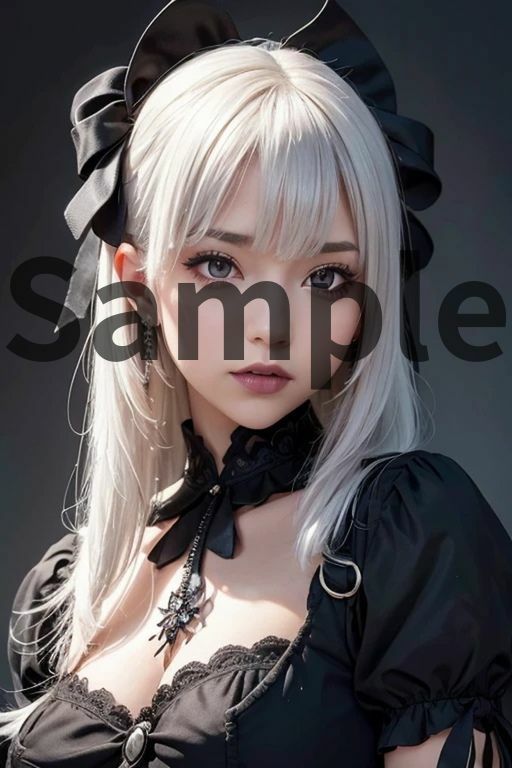 AAS 美女×ゴスロリ【AIグラビア写真集】オーバー200 アメージングAI画像シリーズ サンプル1ページ目