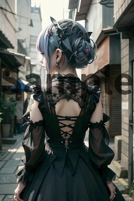 AAS 美女×ゴスロリ【AIグラビア写真集】オーバー200 アメージングAI画像シリーズ サンプル2ページ目
