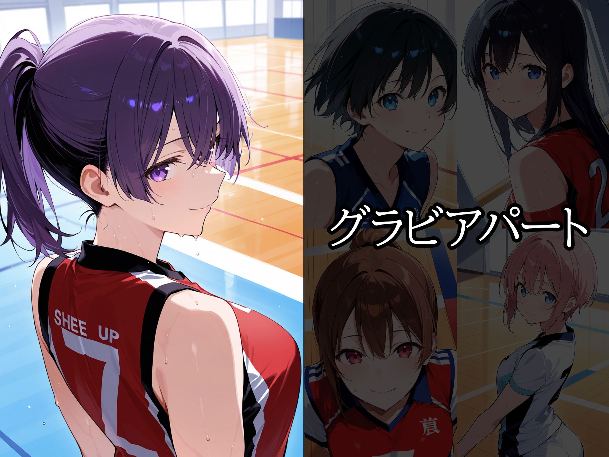 バレー部  夏合宿の罠 サンプル3ページ目