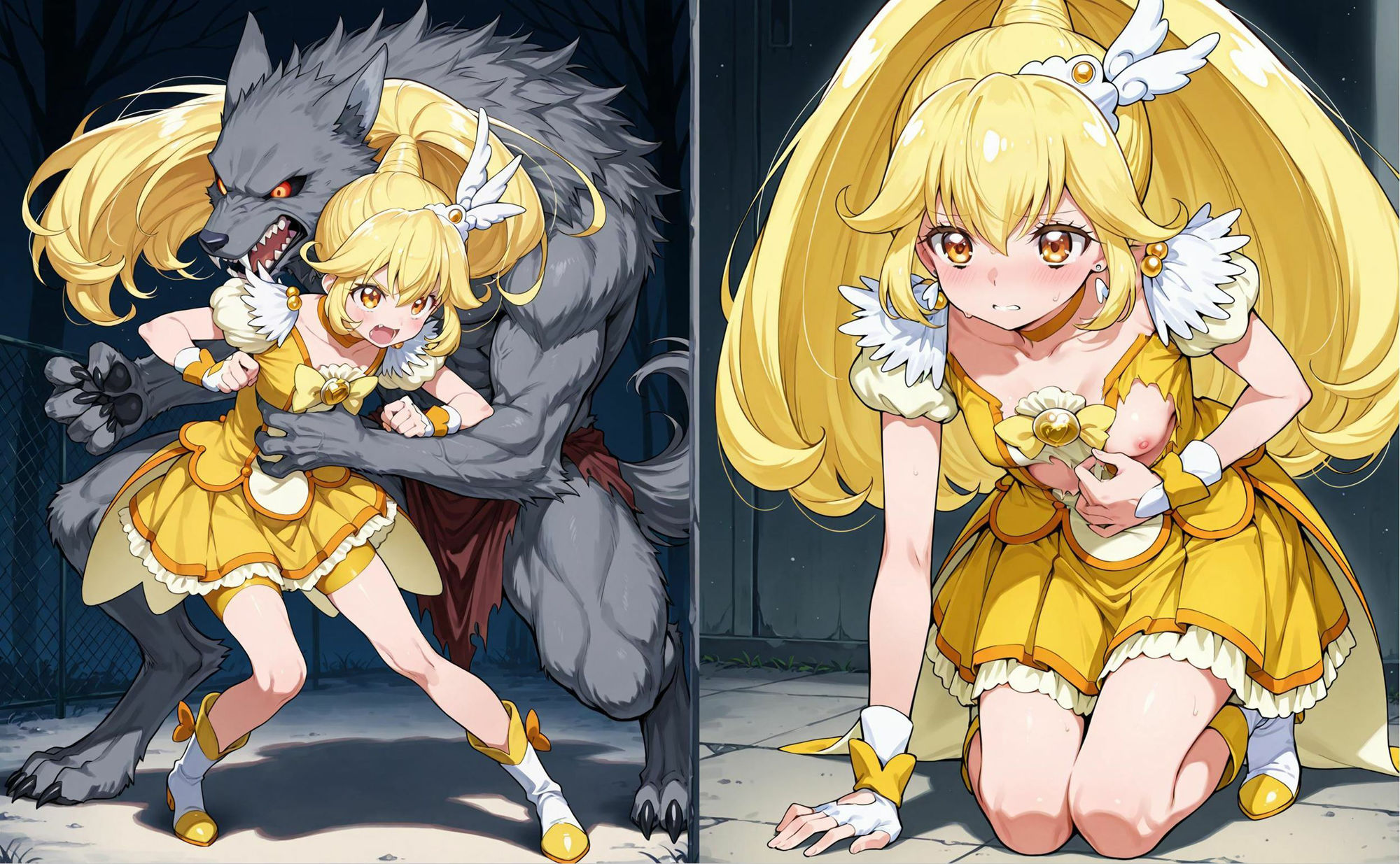 プリキ〇アピースの敗北 サンプル6ページ目