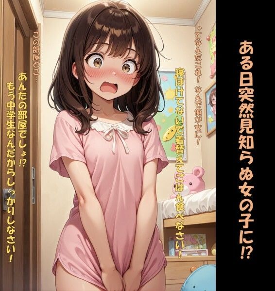 女の子になって幸せになる話 サンプル3ページ目
