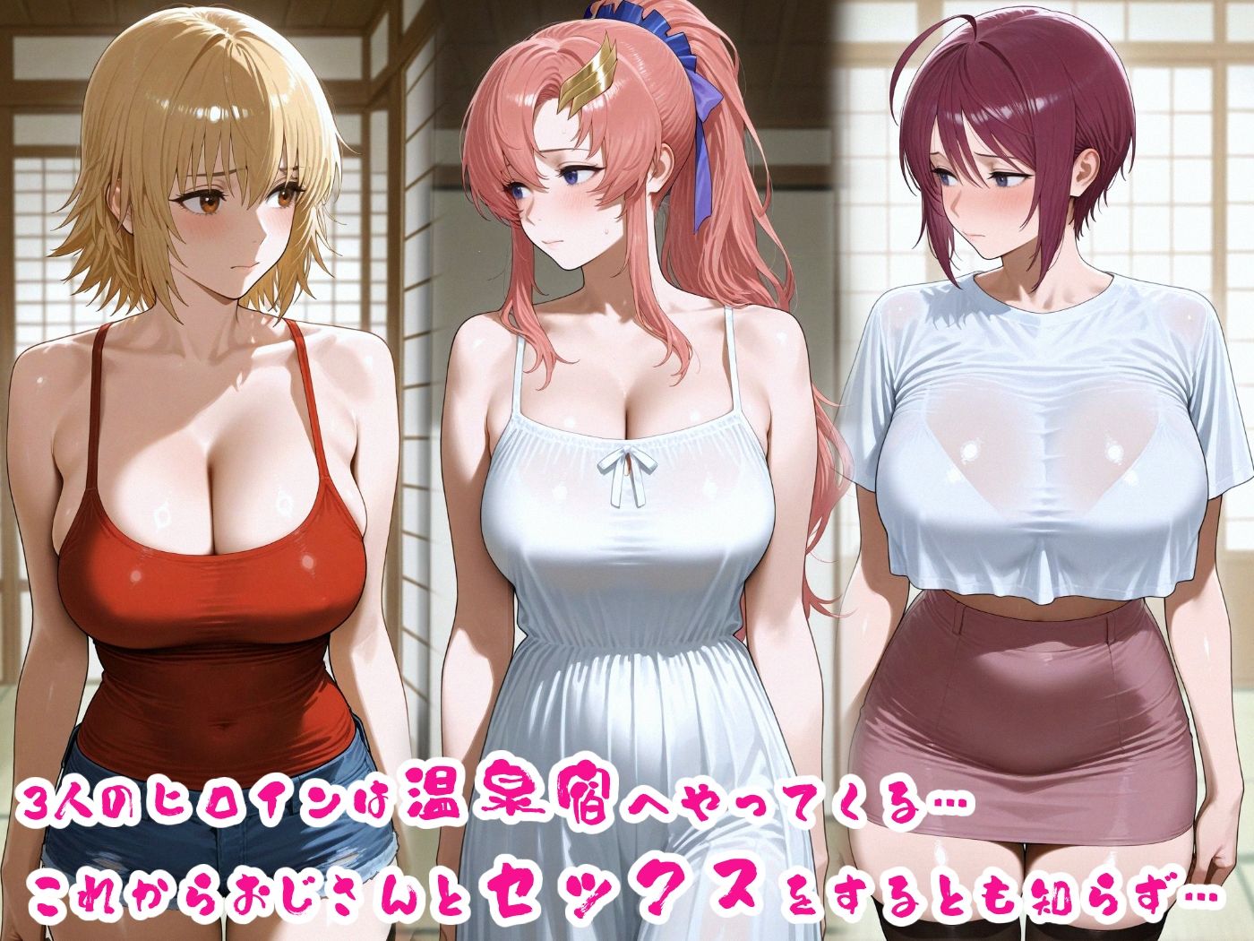 温泉宿でSEX -ガ〇ダムSEE〇- サンプル2ページ目