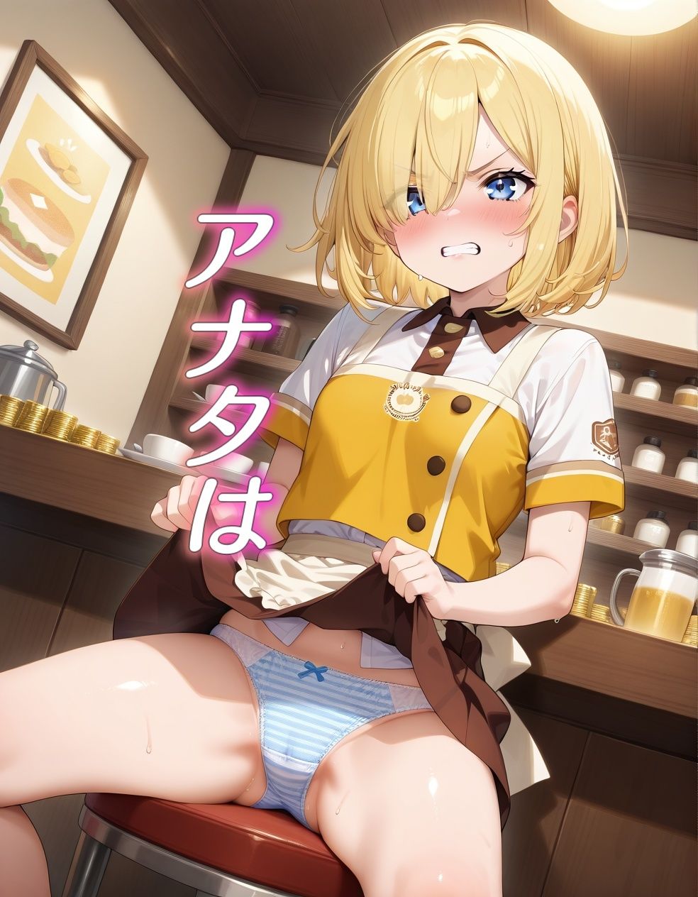 嫌な顔でパンツ見せてくるカフェ店員 サンプル5ページ目