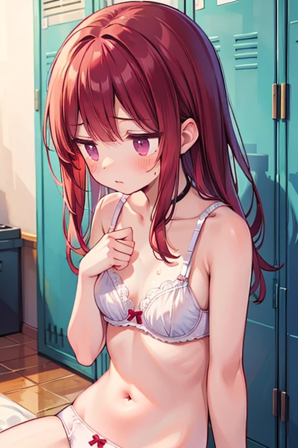 ダウナー女子の着替えを覗いたら誘惑された。 サンプル4ページ目
