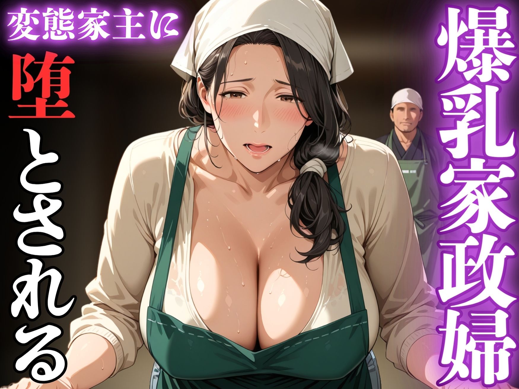 爆乳家政婦、変態家主に堕とされる。 サンプル1ページ目