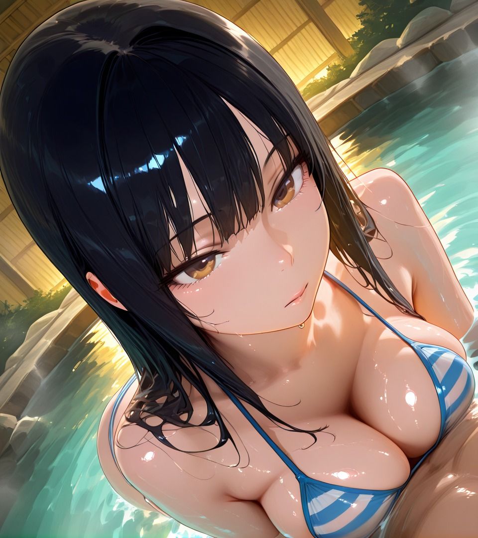 混浴風呂でのエロエロハプニング！2 サンプル1ページ目