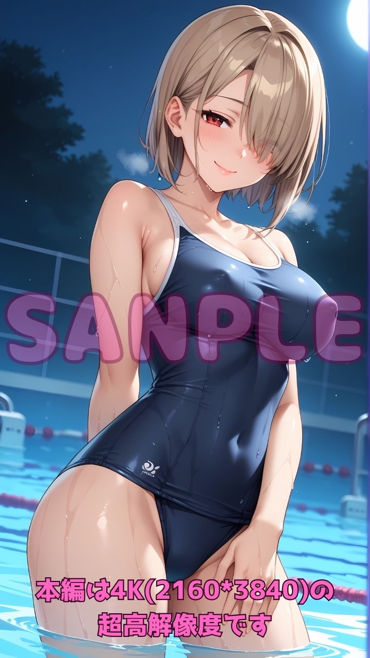 深夜のスク水部〜プールで禁断レッスン2〜 サンプル3ページ目