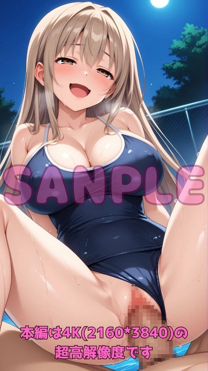 深夜のスク水部〜プールで禁断レッスン2〜 サンプル5ページ目