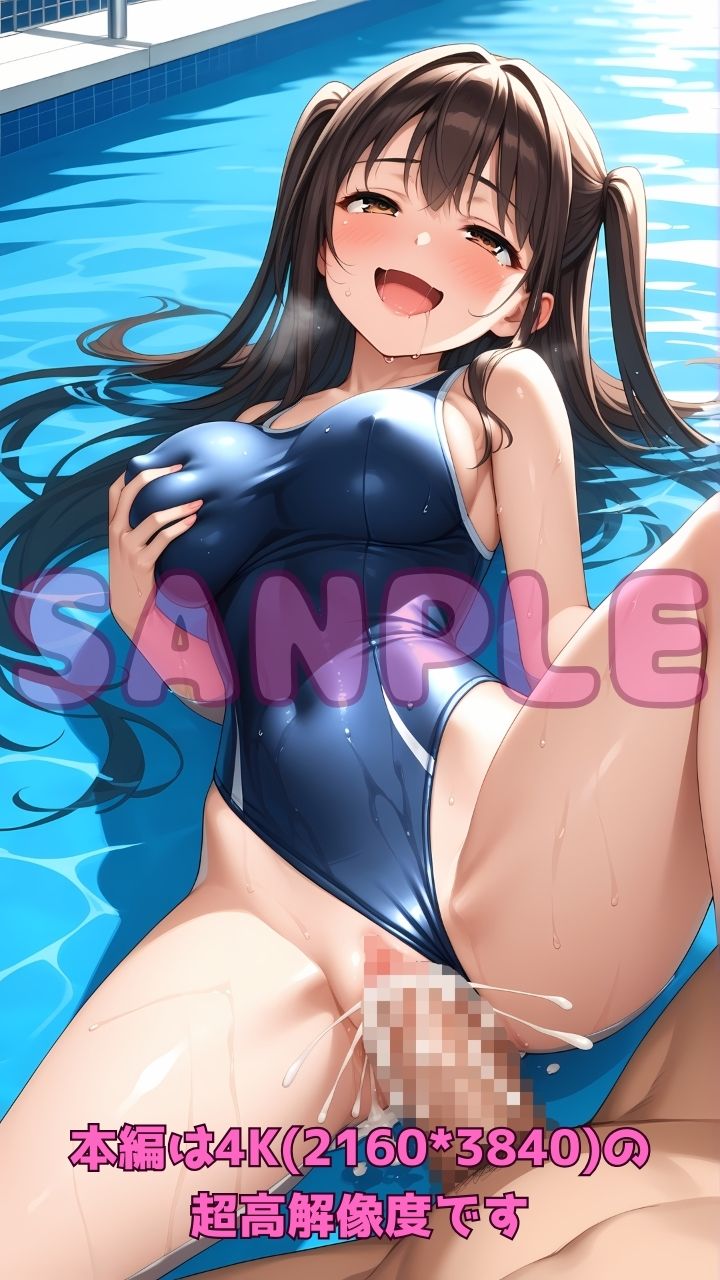 深夜のスク水部〜プールで禁断レッスン2〜 サンプル8ページ目