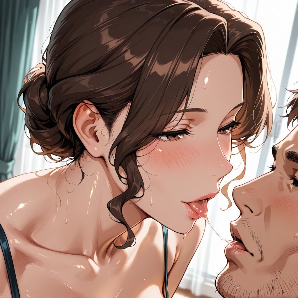 爆乳人妻、保護者とぐちょぐちょ中出し サンプル2ページ目