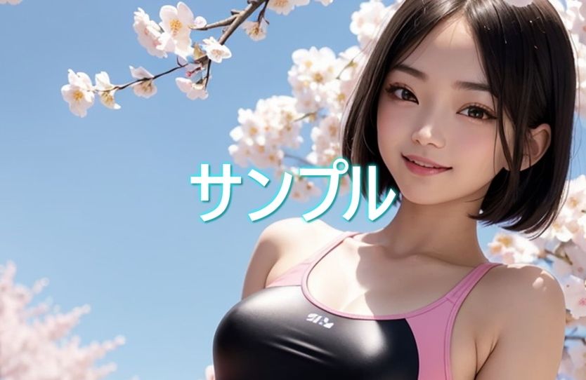 日々是競泳水着の彼女【4月】 サンプル1ページ目