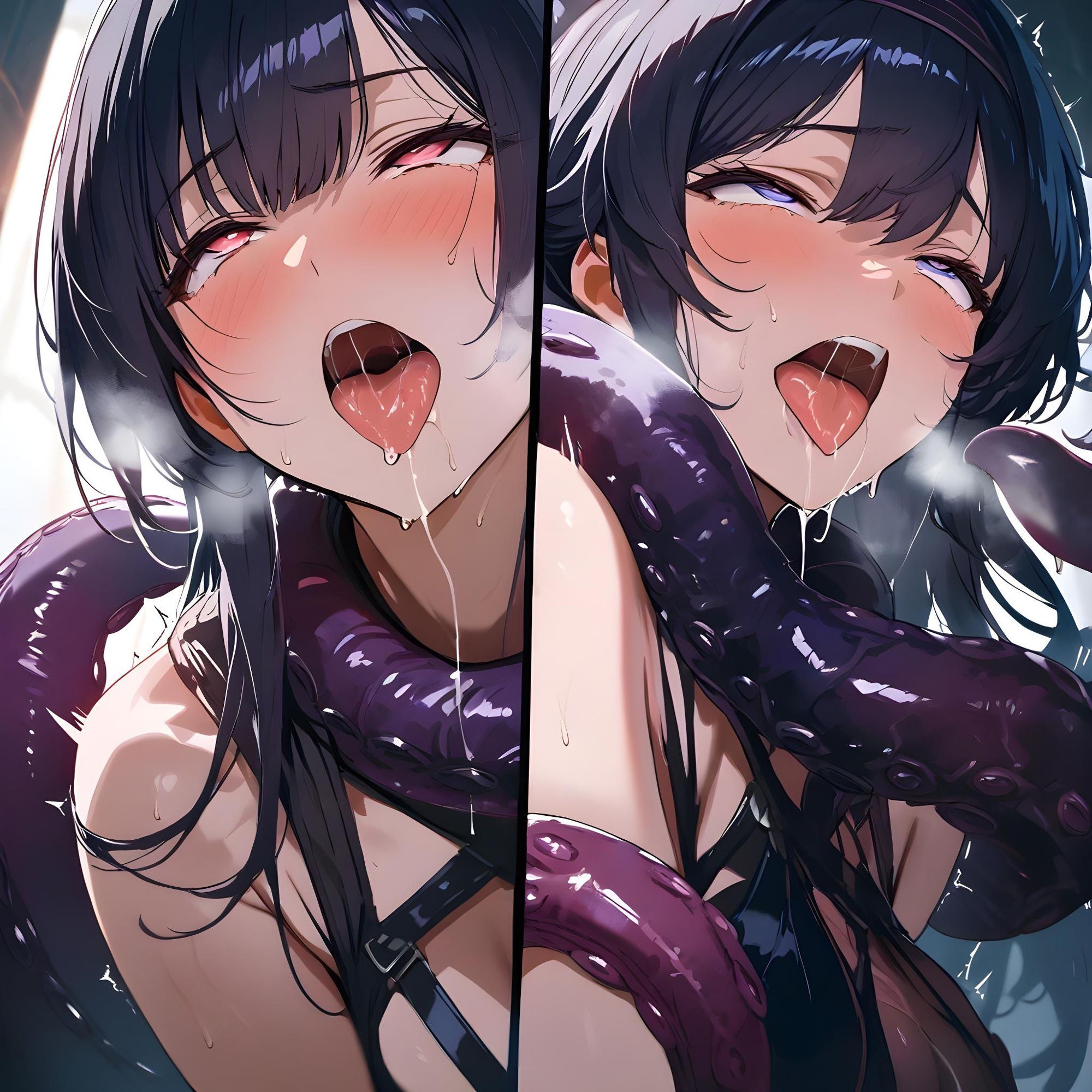 魔法少女と触手2＋ サンプル1ページ目