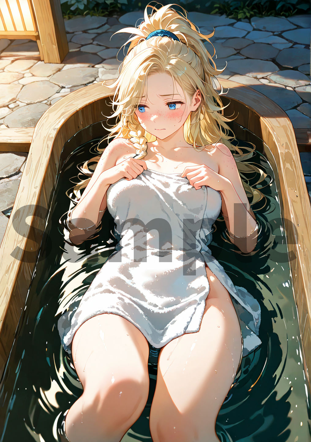 ジェマと温泉からの濃密えっちCG集 サンプル2ページ目