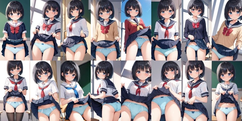 ボブ女子のパンティー2【500枚】 サンプル4ページ目