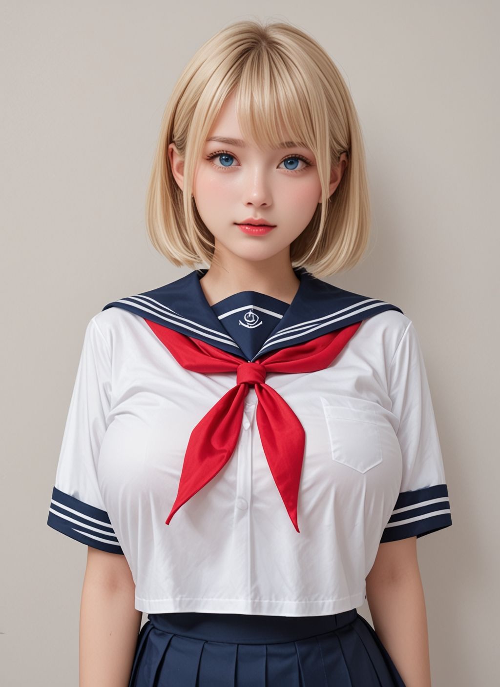金髪で青い目で巨乳な彼女とコスプレH サンプル10ページ目