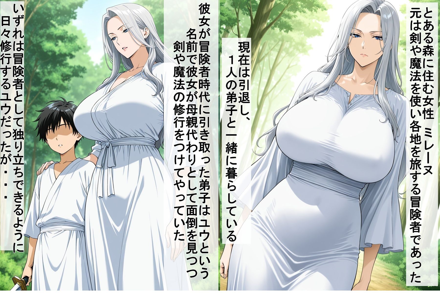 弟子に操られる女師匠 サンプル1ページ目