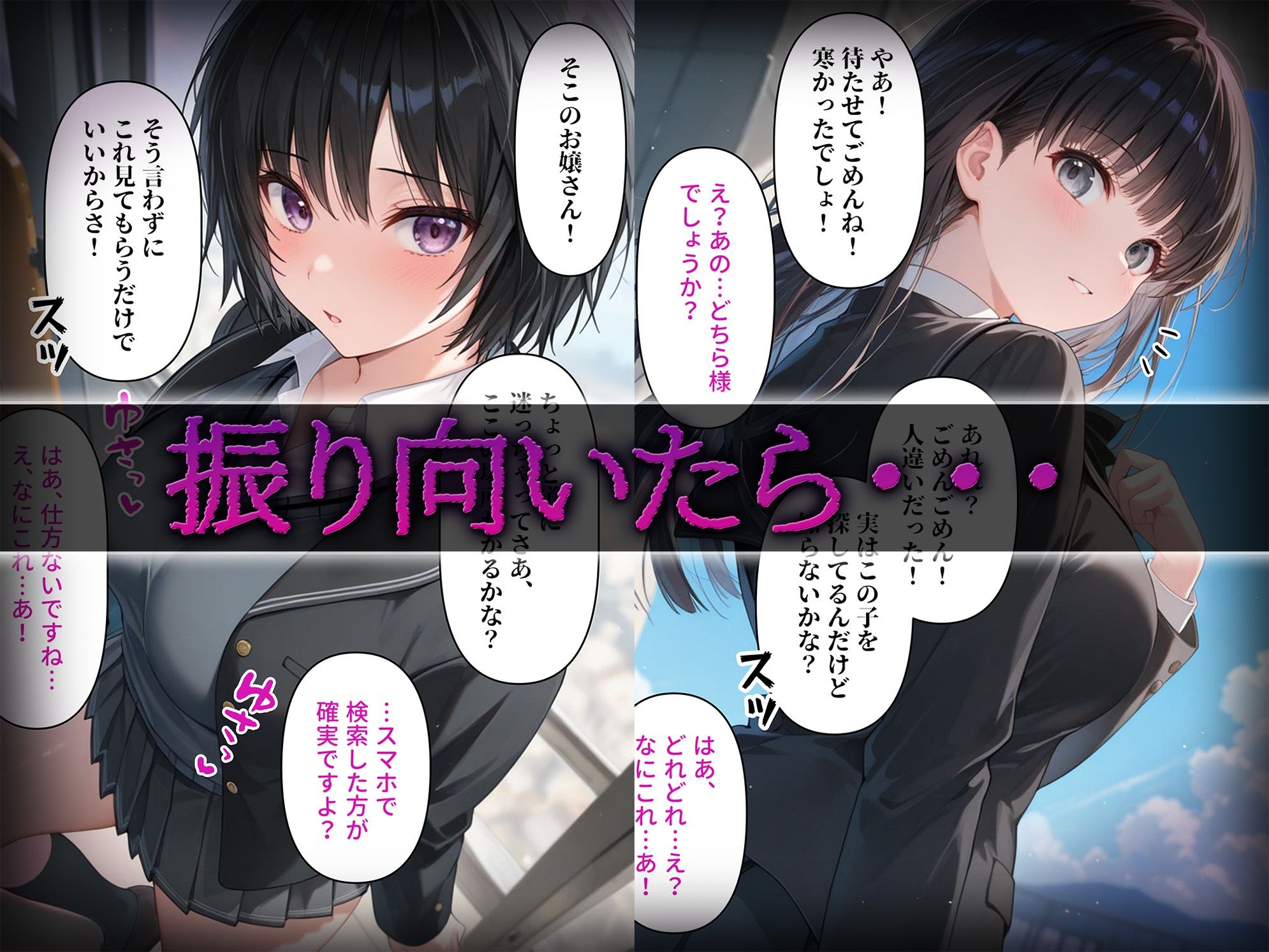 洗脳師 アマ〇ミ編（セリフあり） サンプル1ページ目
