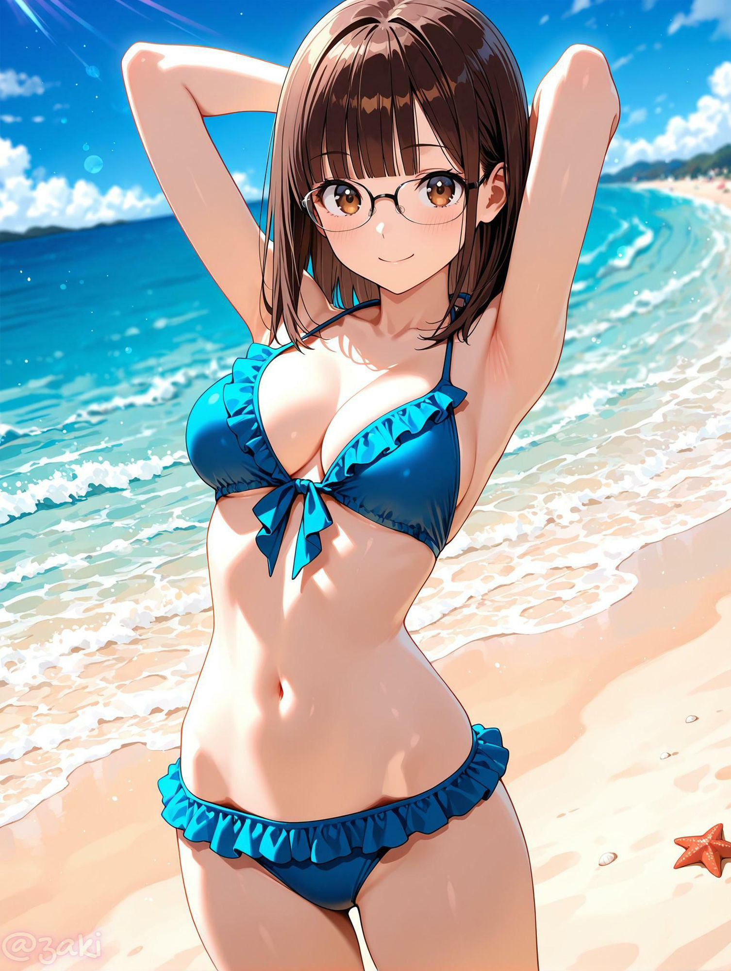 近藤栞ミニイラスト集 サンプル2ページ目