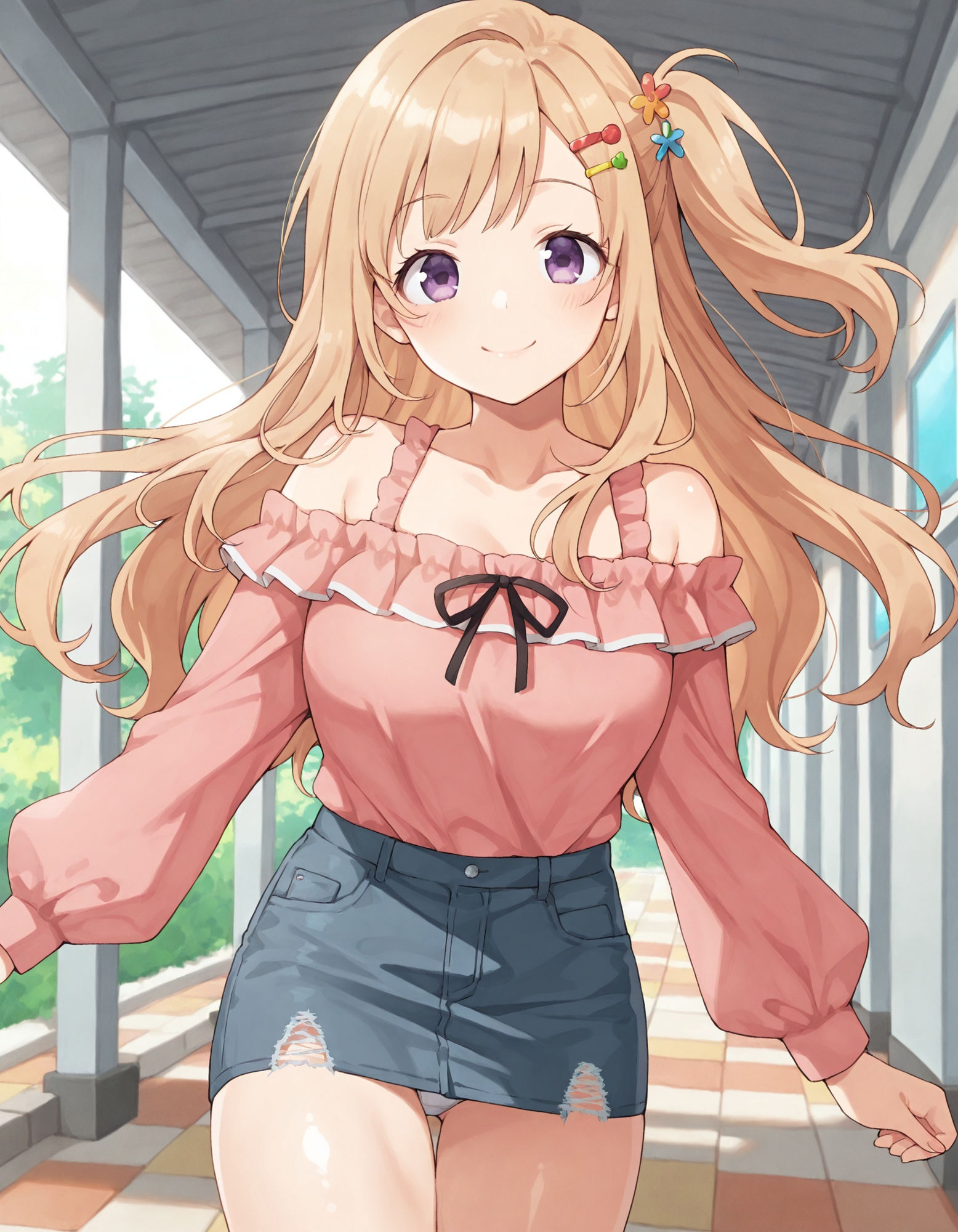 〇ななのパンチラ〜私服編〜 サンプル1ページ目