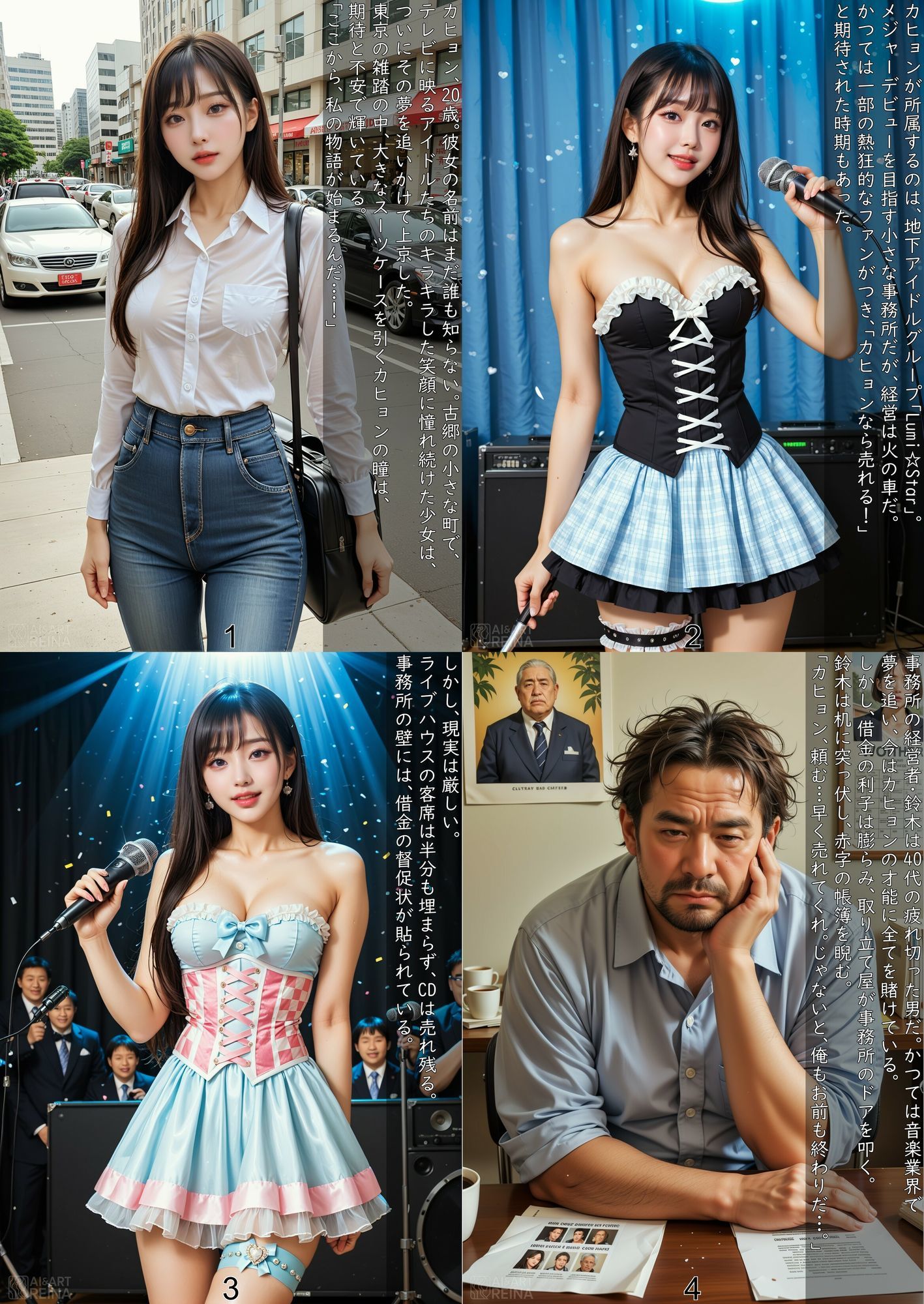 カヒョン〜流出！騙された清楚系アイドル〜＜快楽地獄＞No.01〜07（実写系） サンプル1ページ目